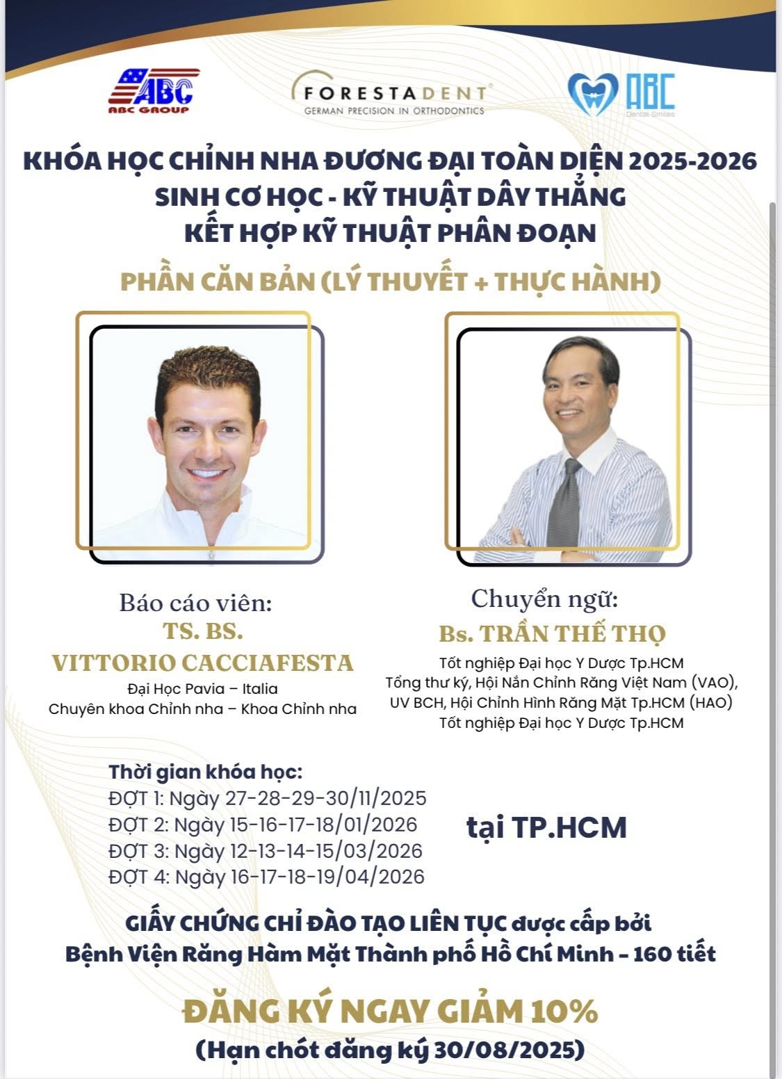 KHÓA HỌC CHỈNH NHA ĐƯƠNG ĐẠI TOÀN DIỆN 2025 